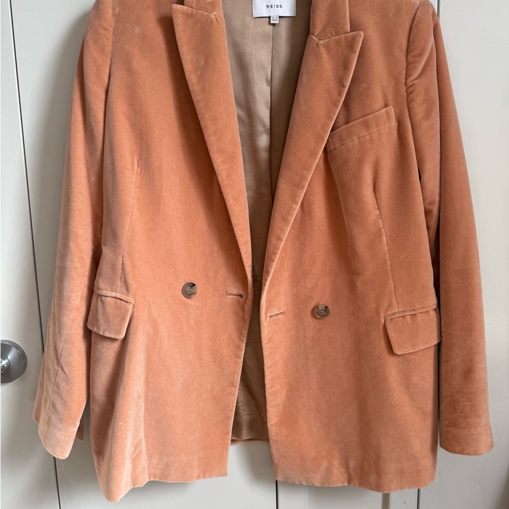 NWOT Reiss Women's Velvet Blazer